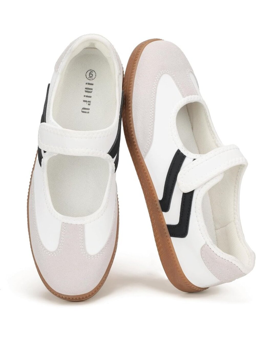 Women's White Retro Comfortable Non-Slip Casual Tennis Walking Fashion Sneakers